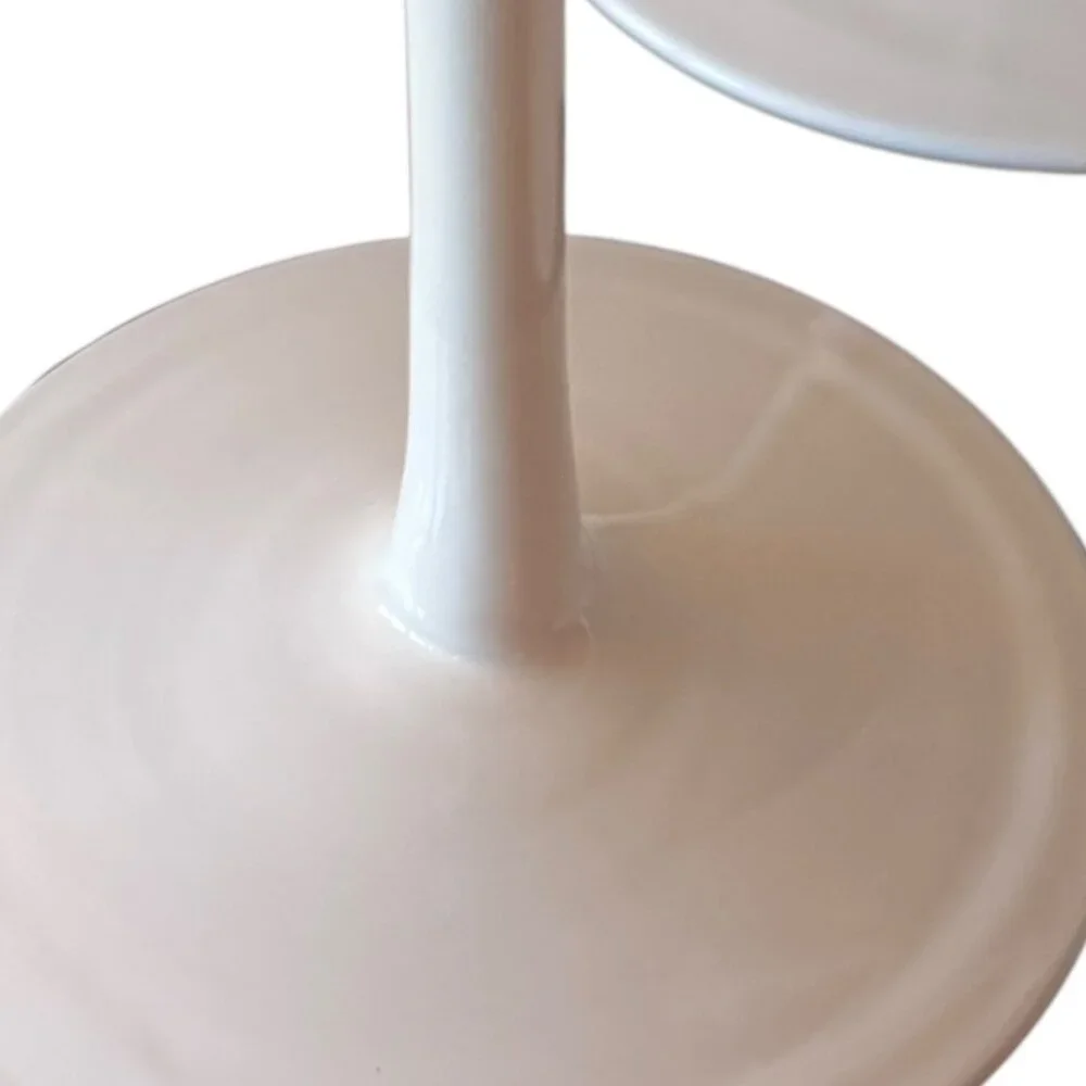 Vintage 90's Ikea Blomster Trio White Candlestick Holders White Glass Holiday